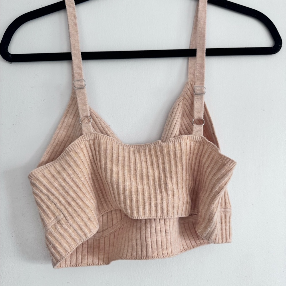 Wild Fable Tan Crop Top - 28% Recycled Polyester - Women’s Size XL - Picture 3 of 5